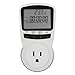 Electricity Usage Monitor ABS US 120V Power Metering Plug for Electric Heaters