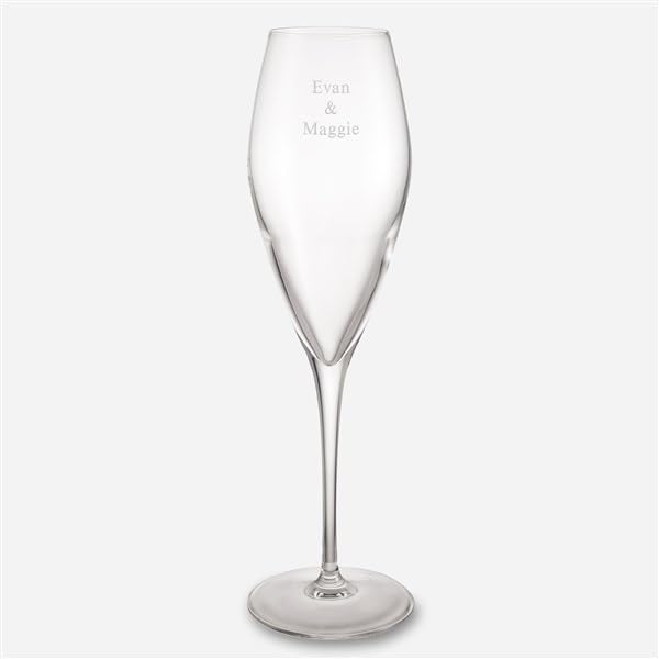 THINGS REMEMBERED Engraved Luigi Bormioli Wedding Atelier Champagne Flute (Free Customization)
