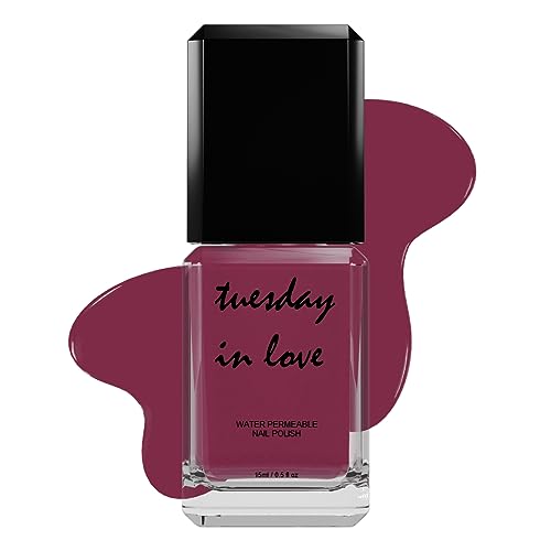 Halal Nail Polish by Tuesday in Love | WUDU & Ablution Permissible Vegan Nail Polish | Oxygen & Water Permeable | Fast Drying Breathable Nail Polish - Non-Toxic & Cruelty-Free | ISNA Canada Certified (Forever Yours)