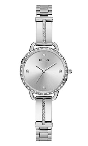 Silver-Tone Crystal Accented Petite 