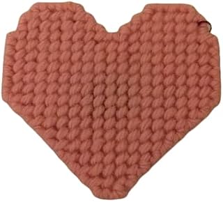 Heart Magnet - Pink Valentine's Day Fridge Magnet - Unique Handmade Gift, Stocking Stuffer, February Holiday Home Decor, Office or Refrigerator Magnet to Hold Paper and Pictures