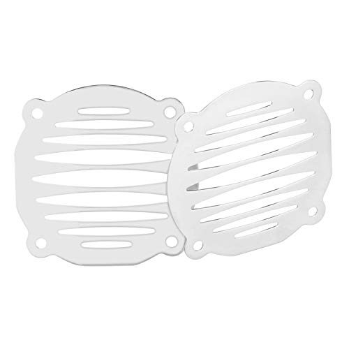 Bid4ze 2 peças cromadas de montagem de carenagem para altifalantes para Harley Touring Street Glide FL Trike Road Glide Electra Glide