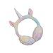 SOIMISS Cache-Oreilles Licorne Filles en Peluche Cache-Oreilles Pliable Chaud Réglable Hiver Cache-Oreilles en Plein Air pour Enfants Adultes Rose