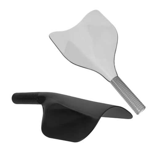 Mikinona 2 Uds De Corte De Pelo Cubierta De Corte De Pelo De Cubierta De Cara De Protección Contra Pulverización De Cabello Escudo Facial Para Salón Y