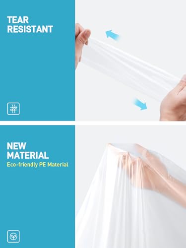 Image of SaphiRose Disposable Rain Ponchos Emergency Clear Poncho