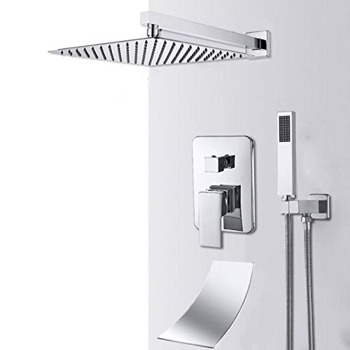 Robinet mitigeur de baignoire-douche haut de gamme finition chrome brillant