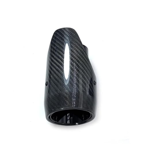 Silenciador de escape para coche con terminal de carbono brillante que optimiza el flujo de gases