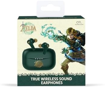 OTL Technologies Draadloze In-Ear Hoofdtelefoon The Legend of Zelda: TEARS of The Kingdom TWS, Groen