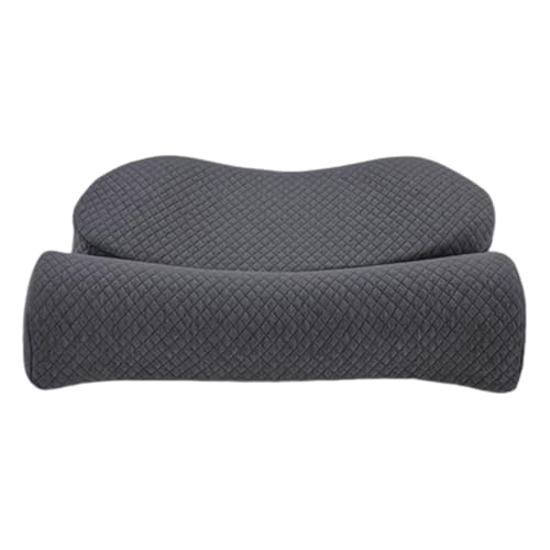 Dopsyesn Almohada Cervical con Soporte, Almohada de Espuma para Dormir de Lado, Cojín de Soporte para Cuello con Refrescante para Espalda Hombre Mujer Uso Diario Viajes Coche Dormitorio Noche Trabajo