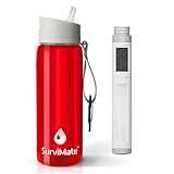 SurviMate 5-stufige 0,01 μm Ultra-Filtrations-gefilterte Wasserflasche...