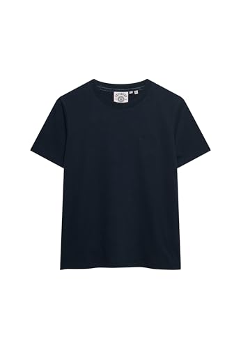 Superdry Essential Logo EMB Tee T-Shirt, Eclipse Navy, 38 Femmes