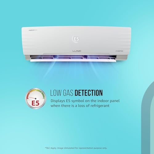 Image of Havells Lloyd 1.5 Ton 3 Star Inverter Split AC (5 in 1 Convertible, Cools Even at 52C, Turbo Cool, Anti Corrosion Coating, 100% Copper, White, GLS18I3FWAGC /GLS18I3FWGSC)