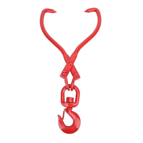 Pinzas de Elevación de Troncos de 16 Pulgadas, Pinzas de Troncos con 2 Garras de Acero Resistentes, Garra de Madera con Rotación de 360 ​​Grados, Pinzas de Arrastre de Madera