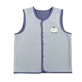 [Ｋａｙｉｙａｓｕ] ベスト ボア フリース キッズ 男の子 女の子 もこもこ 子供服 春 秋 通学 通園 無地 110-150 可愛い(130 ブルー)
