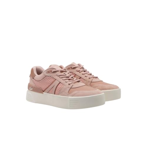 Lacoste Women's L002 Evo Sneaker, Light Pink/Off White, 9