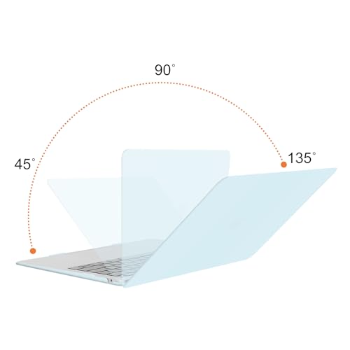 Image of MOSISO Compatible with MacBook Air 13 inch Case M1 2022-2018 | Touch ID Plastic Hard Shell Cover Compatible with MacBook Air 13.3 inch Case, A2337 M1 A2179 A1932, Cloud Blue