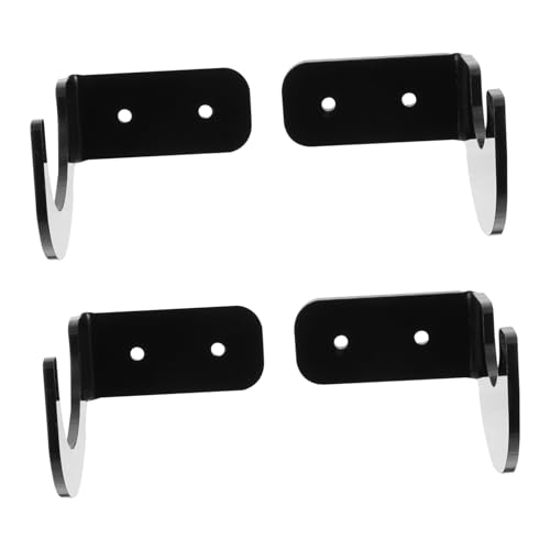 GALPADA 4pcs Baseball Bat Bracket Acrylic Bat Holder Wall Mount Rack Display for Collectibles Sports