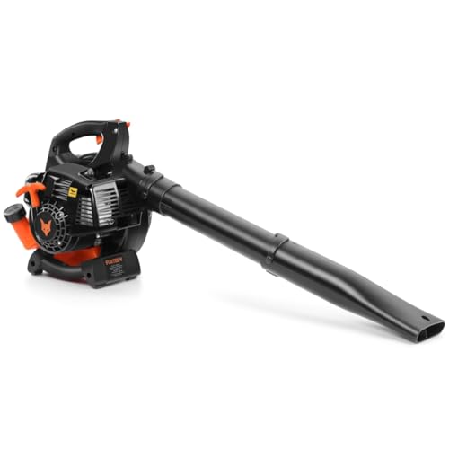 FUXTEC Petrol Leaf Blower FX-LB126ECO – Lightweight 4.5kg Garden Leaf Blower, 1hp / 0.7kW Power, Air Speed 60m/s