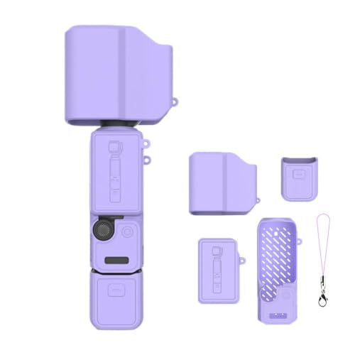 for Pocket 4 Pro�Ή� �V���R���ی�J�o�[�Z�b�g 4�C��1 ���h�~ �Փ˖h�~ �J�����X���[�u �\�t�g�t���v���e�N�V�����P�[�X ���O�B�e�����ۊǗp