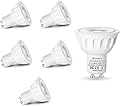 Wixann Gu10 Led Bulbs Dimmable, 5w 2700k Soft Warm White Light Bulb, MR16 Led Bulb Replacement for Recessed Track Lighting, 40 Degree Beam Angle (6 Pack)