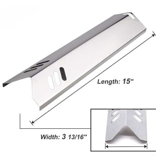 Placa de calor resistente de acero inoxidable regulable para proteger quemadores de gas 4