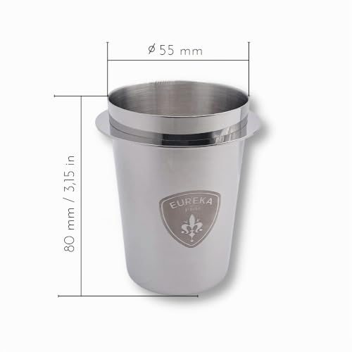 Vaso dosificador Eureka de 45 g, accesorio para molino de café espresso 6