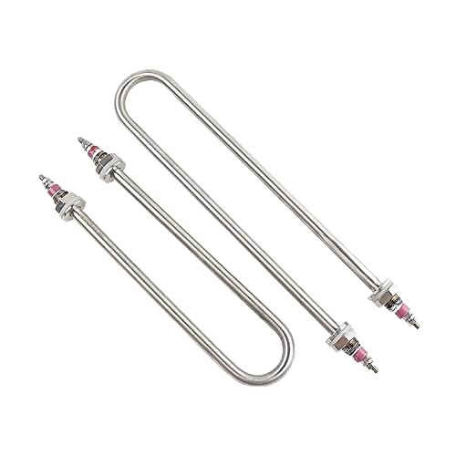 DHVIJA 220V / 380v 1kw / 1,5kw / 2kw / 3kw / 4kw U - Type M16 / M18 Sus304 12mm Tube Heater U - Type Heating Element Joyous(M16-380V,1KW 200L)