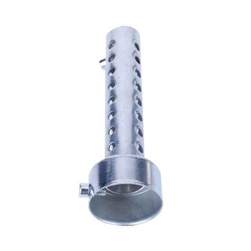DB Killer de 42mm para reducir ruido de moto con deflector y protector térmico tubo