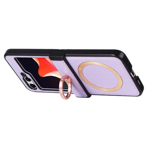 Coque de support magnétique rouge pour Samsung Galaxy Z Flip 6, 5, 4, 3