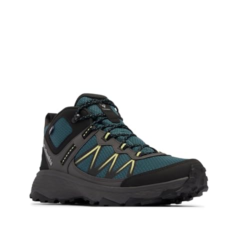 Columbia Peakfreak Rush Mid Outdry, Zapatos para Senderismo Hombre, Everblue Citron Haze, 42 EU