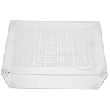 Milisten Sparschwein Nettes Schweinehalter klare Münzbank Gelddose zum Sparen von Bargeld Geld sparen Glas Münzzählglas Klares Schweinelufer süße Sparkasse klare Geldbank Acryl Transparent