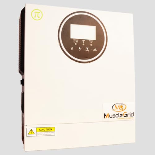 Image of MuscleGrid 1.5KW 24V Solar Inverter with Overload Protection, Transformer Less Technology, Power Factor 1