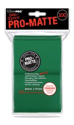Ultra Pro Protectores de cubierta – Pro-Matte Green (100 por paquete)