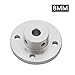 2Pcs 8mm Aluminium Alloy Flange Coupling Connector, Rigid Guide Model Coupler Accessory, Shaft Axis Fittings for DIY RC Model Motors