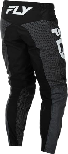 Fly Racing F-16 Riding Pants – Durable Protective Polyester Motocross Gear with Breathable Mesh Liner (Black/White, US 30)