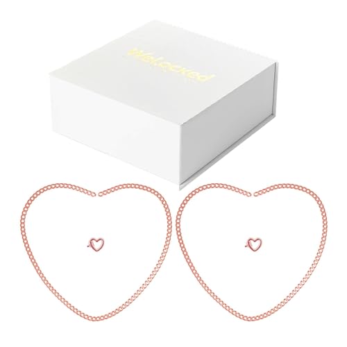 Brazaletes de amistad duraderos: kit de pulseras permanentes con bloqueo de corazón 2