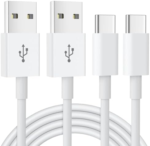 USB C Kabel [ 2Stück 3M ], USB Typ C Ladekabel Schnellladung für Samsung Galaxy S24 S23 S22 S21 S20 S10 S9 Note 10 9 8, IPhone 17 16 15, Google Pixel, Hawei, Xiaomi