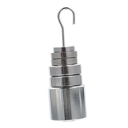 CIYODO 1 Set Mechanical Experiment Equipment Labs Slotted with Hook Experimental Instrument Hangers Slotted and Hanger Experiment Slotted Stable Metal Silver