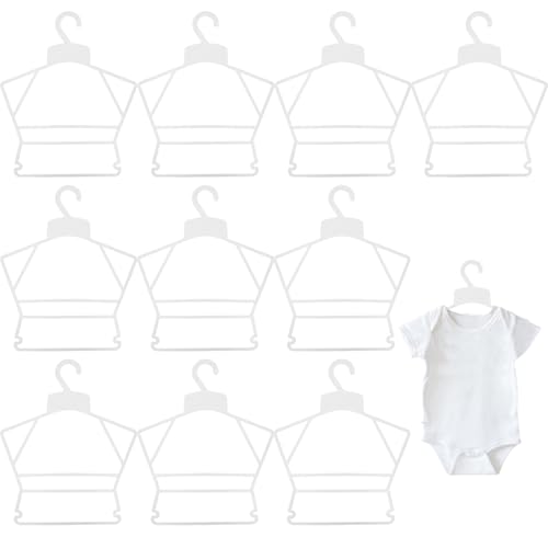 Perchas Ropa Blancas Plastico Marca JZLEJC