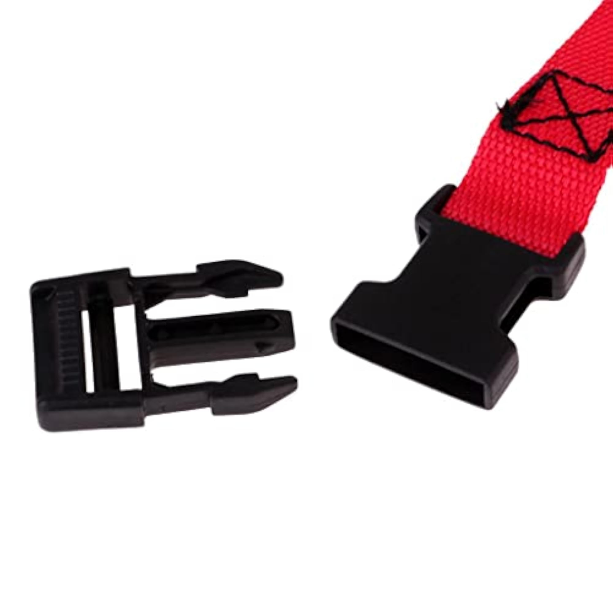 2pcs Golf Trolley Webbing Straps Quick Release Red