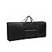 SEESEE.U 61-przyciskowy keyboard e-pianino torba do noszenia Gig-Bag z paskiem, materiał Oxford, kolor czarny nowy