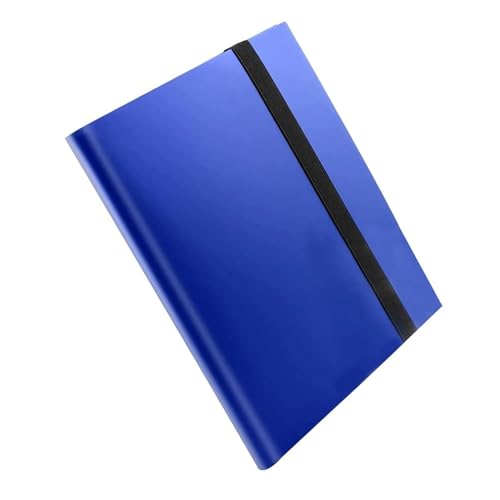 Tragbare Spielkarten-Sammelbuch-Baseballkartenhalter Mit Großer Kapazität, Aufbewahrungsalbum, Schutz, Sammler-Sammeltaschen (Color : Blue)