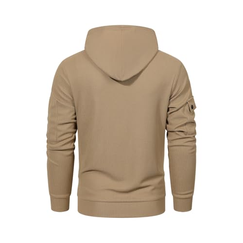 Zipper Hoodies for Men Fishing Military Hunting Sweatshirt Casual Hoodie with Pocket Oversized3