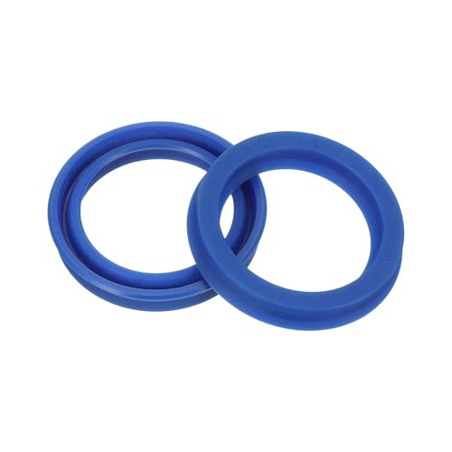 PATIKIL UN Sello De Eje Radial De 28 Mm De Diámetro Interior X 36 Mm De Diámetro Exterior X 6 Mm De Ancho, 2 Piezas De Sello De Pu Para Ejes De Rodamientos De La Industria, Azul