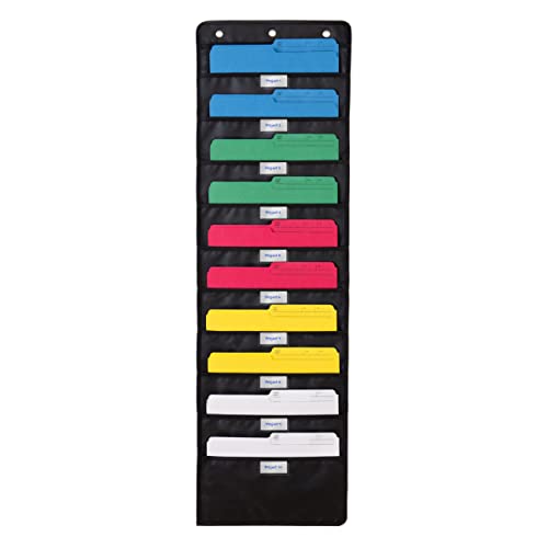 WallDeca Portariviste da Parete con 10 Tasche Formato A4 ed