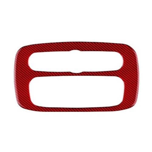 Marco adhesivo de control central para Smart 453 Fortwo Forfour 2016-2019 en color rojo vibrante