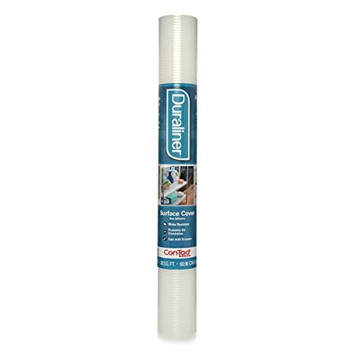 Con-Tact Brand Duraliner Shelf Liner, Non-Adhesive and Multi-Use Drawer Liner, Made of Vinyl, Waterproof Liner, 24