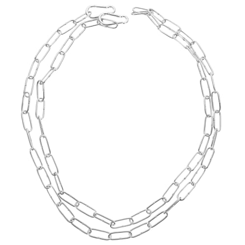 Gatuida Cadena de Secado de Ropa de Acero Inoxidable 304, 3.0 Mm de Grosor, 2 Metros, Resistente al Viento y Antideslizante, Tendedero Doméstico para Colgar Ropa y Sábanas, Útil