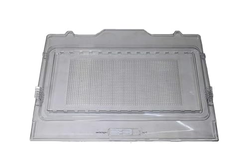 Image of OM PLASTICS Vegetable Basket Cover Suitable for LG Double Door Refrigerator Compatible with (Part Code MCK679856) CRISPER GLASS LID MATCH CODE AND BUY