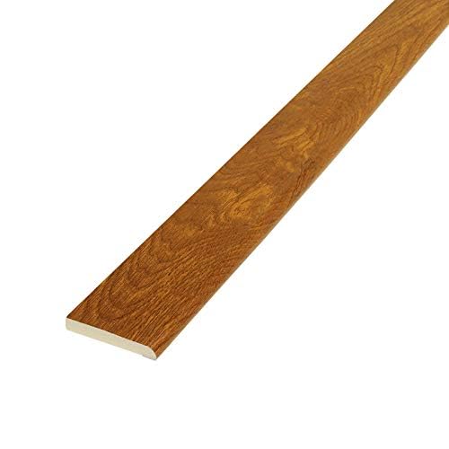 Upvc White/Coloured Trim 1 Metre/1.2 Metre/ 2.5 Metre/ 5 Metre Lengths 20mm/25mm/30mm/45mm/65mm/95mm (Golden Oak 2.5m x 65mm) — image 1